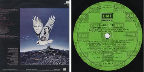 David Bowie Laberinto - Labyrinth vinyl LP album (LP record) Argentinean BOWLPLA233521