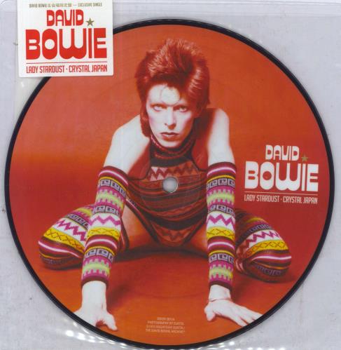 David Bowie Lady Stardust / Crystal Japan - Sealed 7" vinyl picture disc (7 inch picture disc single) Japanese BOW7PLA829861