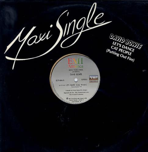 David Bowie Let's Dance 12" vinyl single (12 inch record / Maxi-single) Brazilian BOW12LE286184