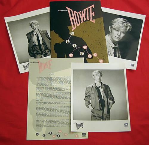 David Bowie Let's Dance media press pack UK BOWPPLE336706