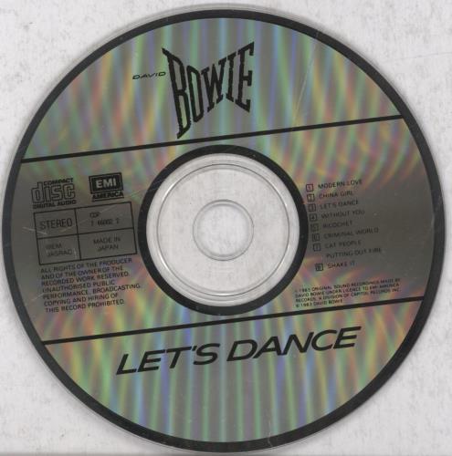David Bowie Let's Dance CD album (CDLP) UK BOWCDLE834983