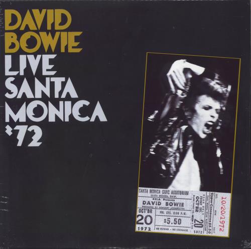 David Bowie Live Santa Monica '72 - Sealed 2-LP vinyl record set (Double LP Album) UK BOW2LLI805142
