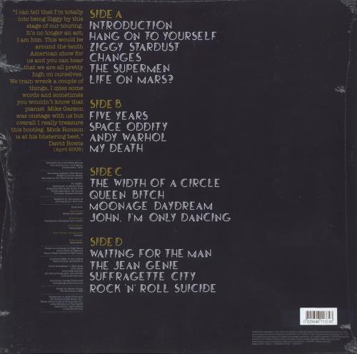 David Bowie Live Santa Monica '72 - Sealed 2-LP vinyl record set (Double LP Album) UK BOW2LLI805142