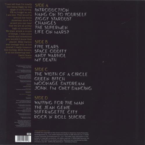 David Bowie Live Santa Monica '72 2-LP vinyl record set (Double LP Album) UK BOW2LLI578937