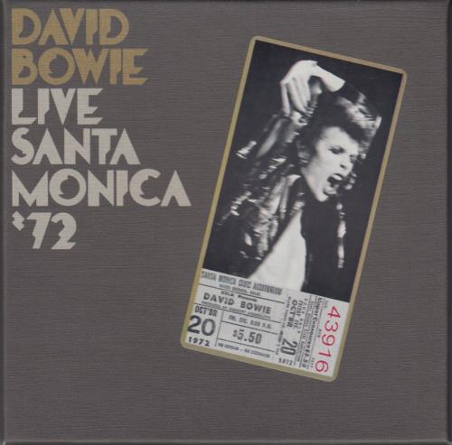 David Bowie Live Santa Monica '72 CD album (CDLP) UK BOWCDLI650540