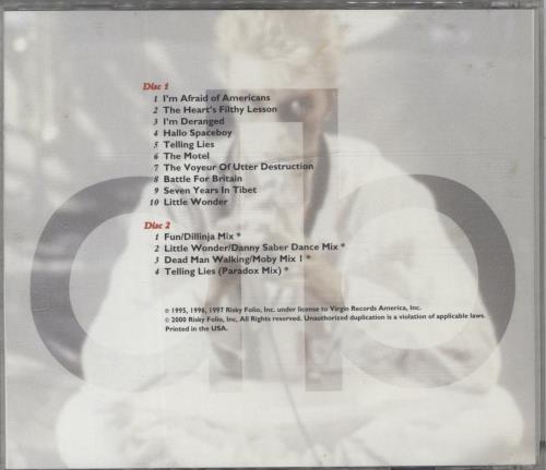 David Bowie Liveandwell.com 2 CD album set (Double CD) US BOW2CLI244408