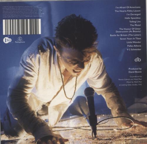 David Bowie Liveandwell.com CD album (CDLP) UK BOWCDLI791387