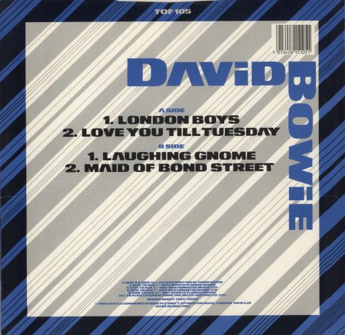 David Bowie London Boys 12" vinyl single (12 inch record / Maxi-single) UK BOW12LO159606
