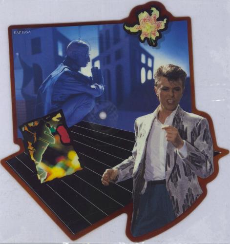 David Bowie Loving The Alien - Shaped - tea staining shaped picture disc (picture disc vinyl record) UK BOWSHLO669912