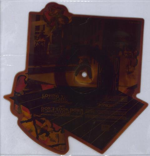 David Bowie Loving The Alien - Shaped - tea staining shaped picture disc (picture disc vinyl record) UK BOWSHLO669912