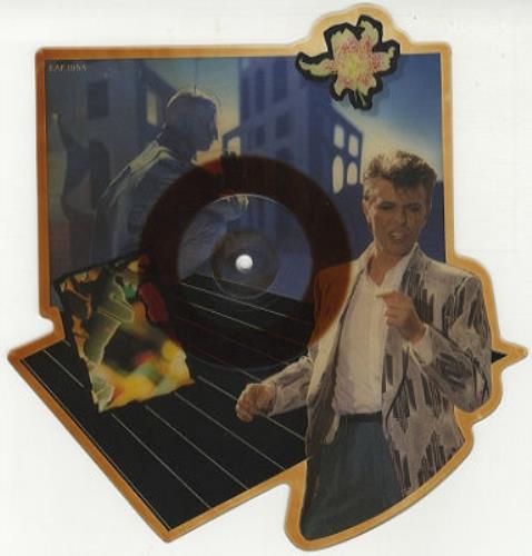David Bowie Loving The Alien - Shaped shaped picture disc (picture disc vinyl record) UK BOWSHLO10610