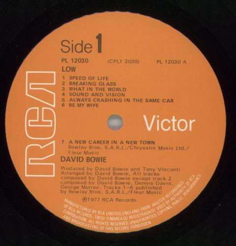 David Bowie Low - 1st - Complete - Hype Sticker EX vinyl LP album (LP record) UK BOWLPLO692691