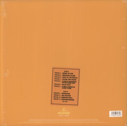 David Bowie Low - 45th Anniversary - Orange Vinyl - Opened shrink with Two Stickers vinyl LP album (LP record) UK BOWLPLO875887