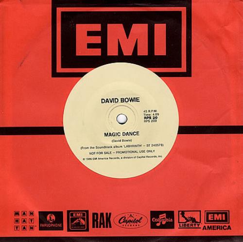 David Bowie Magic Dance 7" vinyl single (7 inch record / 45) Australian BOW07MA28374