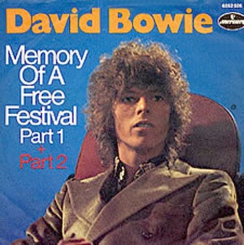 David Bowie Memory Of A Free Festival 7" vinyl single (7 inch record / 45) German BOW07ME228937