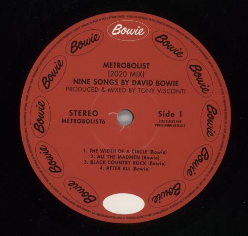 David Bowie Metrobolist - 50th Anniversary Mix - Black Vinyl vinyl LP album (LP record) UK BOWLPME755923