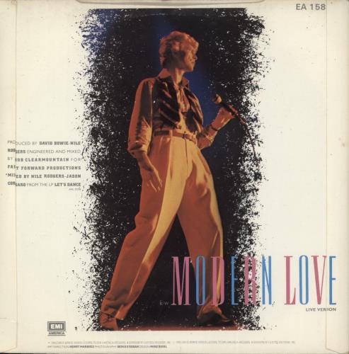 David Bowie Modern Love - solid 7" vinyl single (7 inch record / 45) UK BOW07MO609173