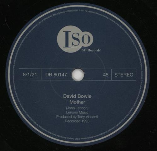 David Bowie Mother - Black Vinyl + Numbered - Shrink 7" vinyl single (7 inch record / 45) German BOW07MO869820