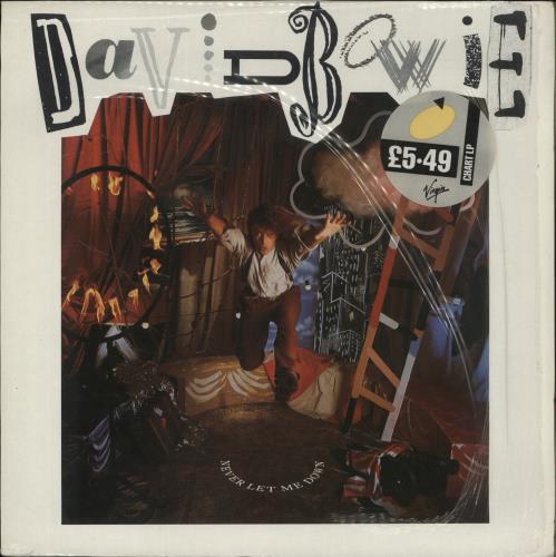 David Bowie Never Let Me Down - Shrink vinyl LP album (LP record) UK BOWLPNE867245