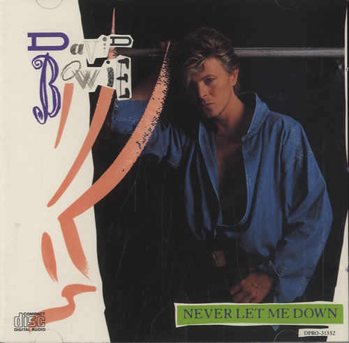 David Bowie Never Let Me Down CD single (CD5 / 5") US BOWC5NE26713