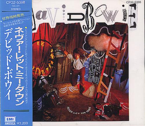 David Bowie Never Let Me Down CD album (CDLP) Japanese BOWCDNE346478