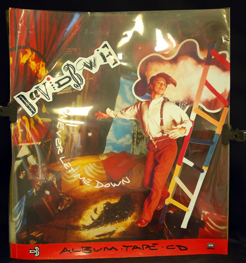 David Bowie Never Let Me Down display US BOWDINE637575