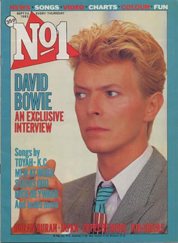 David Bowie No 1 - September 1983 magazine UK BOWMANO340965