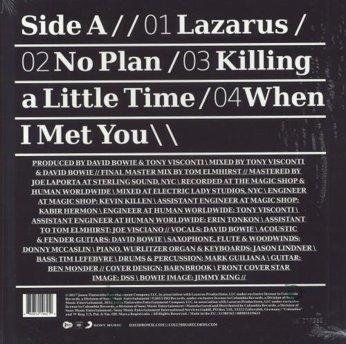 David Bowie No Plan - RSD17 - Clear / Light Blue Vinyl 12" vinyl single (12 inch record / Maxi-single) UK BOW12NO800747