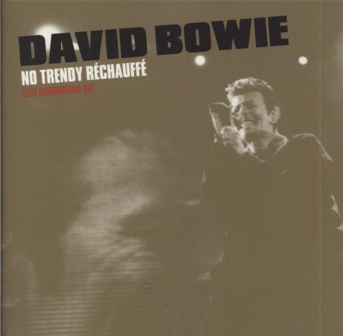 David Bowie No Trendy Rechauffe (Live In Birmingham 95) CD album (CDLP) UK BOWCDNO791383