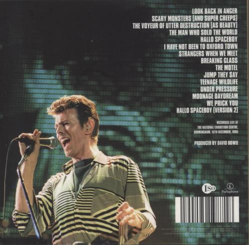 David Bowie No Trendy Rechauffe (Live In Birmingham 95) CD album (CDLP) UK BOWCDNO791383