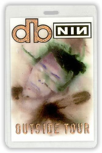 David Bowie Outside Tour Passes tour pass US BOWTPOU427326
