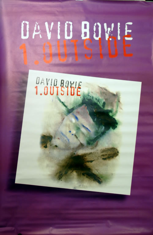 David Bowie Outside poster UK BOWPOOU54187