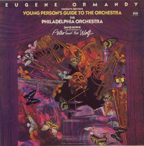 David Bowie Peter And The Wolf vinyl LP album (LP record) UK BOWLPPE742691