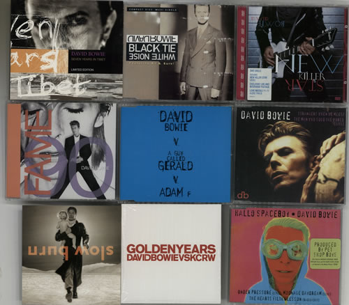 David Bowie Quantity Of 15 Singles CD album (CDLP) UK BOWCDQU632173