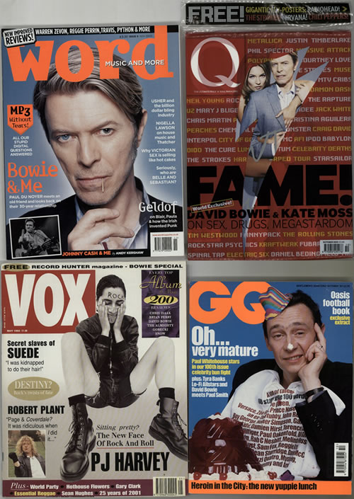 David Bowie Quantity of Five Magazines magazine UK BOWMAQU624599