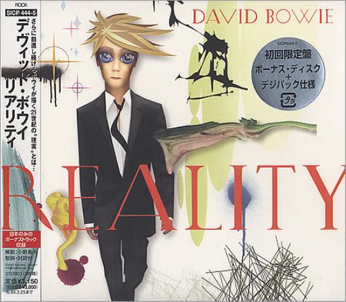 David Bowie Reality + Obi 2 CD album set (Double CD) Japanese BOW2CRE254963