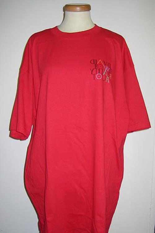 David Bowie Reality Tour T-Shirt - XL t-shirt UK BOWTSRE349541