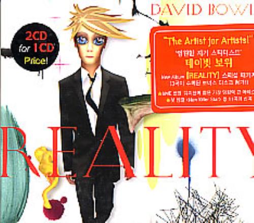 David Bowie Reality 2 CD album set (Double CD) Korean BOW2CRE265582
