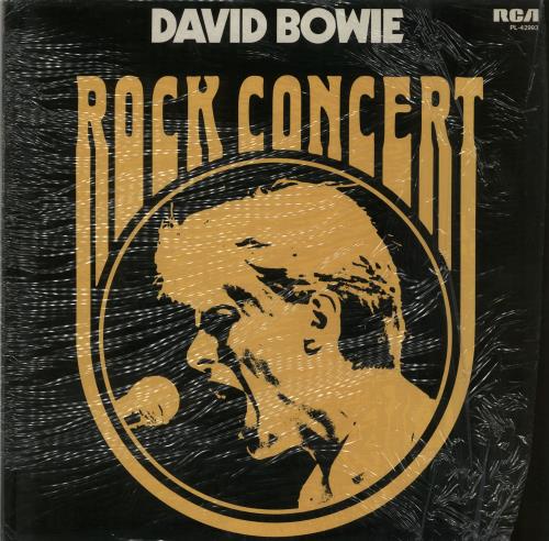 David Bowie Rock Concert vinyl LP album (LP record) Dutch BOWLPRO275267