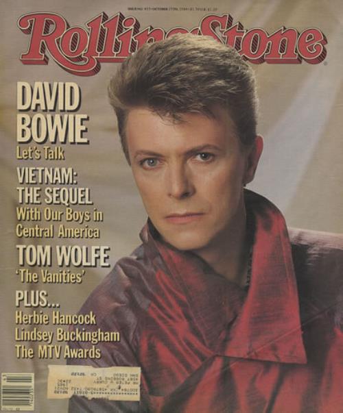 David Bowie Rolling Stone magazine US BOWMARO120891