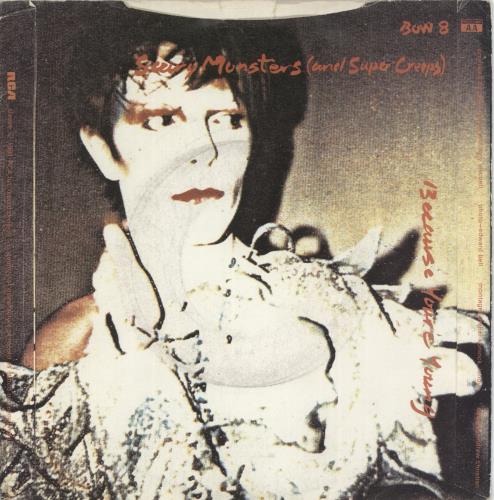 David Bowie Scary Monsters (And Super Creeps) - Inj 7" vinyl single (7 inch record / 45) UK BOW07SC598854