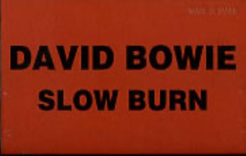 David Bowie Slow Burn cassette single Japanese BOWCMSL282144