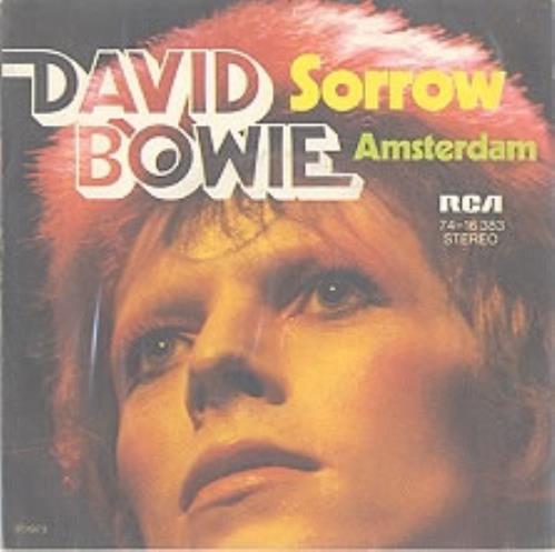 David Bowie Sorrow 7" vinyl single (7 inch record / 45) German BOW07SO123738