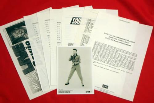 David Bowie Sound + Vision World Tour media press pack Dutch BOWPPSO410404