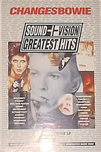 David Bowie Sound + Vison Greatest Hits poster UK BOWPOSO141683