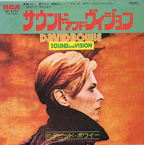 David Bowie Sound And Vision 7" vinyl single (7 inch record / 45) Japanese BOW07SO146483
