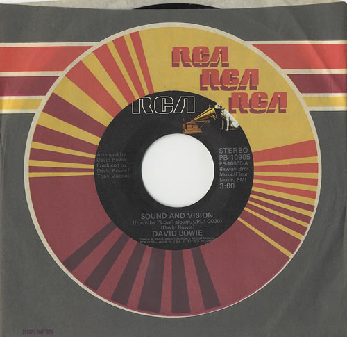 David Bowie Sound And Vision 7" vinyl single (7 inch record / 45) US BOW07SO488614