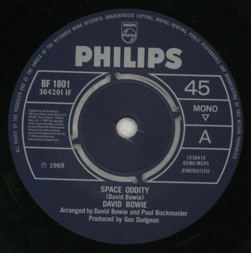 David Bowie Space Oddity (50th Anniversary Edition) 7" single box set UK BOW7XSP885935