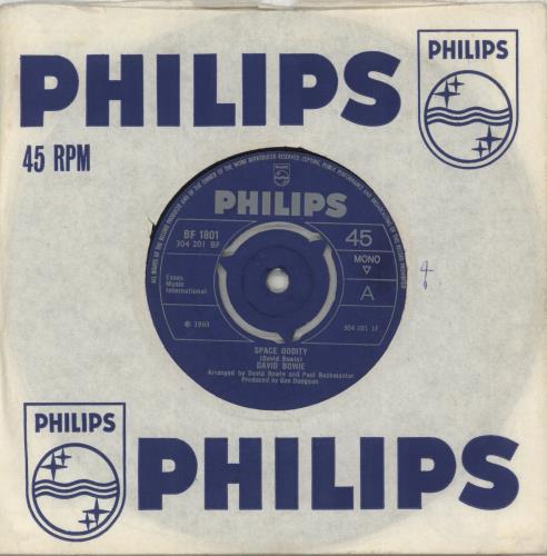David Bowie Space Oddity - 3pr - VG 7" vinyl single (7 inch record / 45) UK BOW07SP635755
