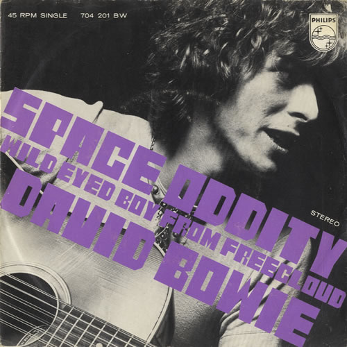 David Bowie Space Oddity - 3pr - VG 7" vinyl single (7 inch record / 45) Dutch BOW07SP97962